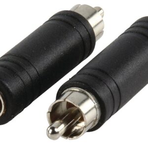 Ficha Adaptadora RCA Macho - Jack 6,35mm Femea Mono