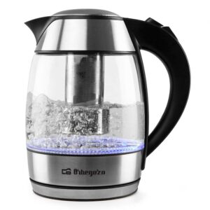 Chaleira Elétrica 1,8L 2200W KT 6040 (Preto/Inox) - ORBEGOZO