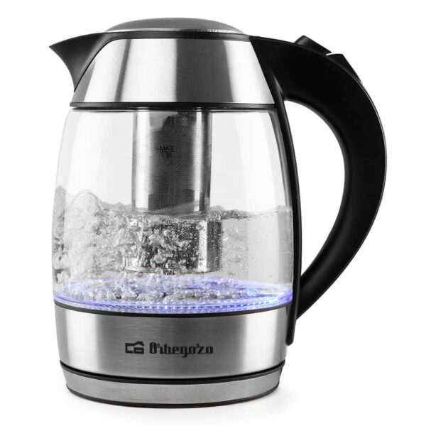Chaleira Elétrica 1,8L 2200W KT 6040 (Preto/Inox) - ORBEGOZO