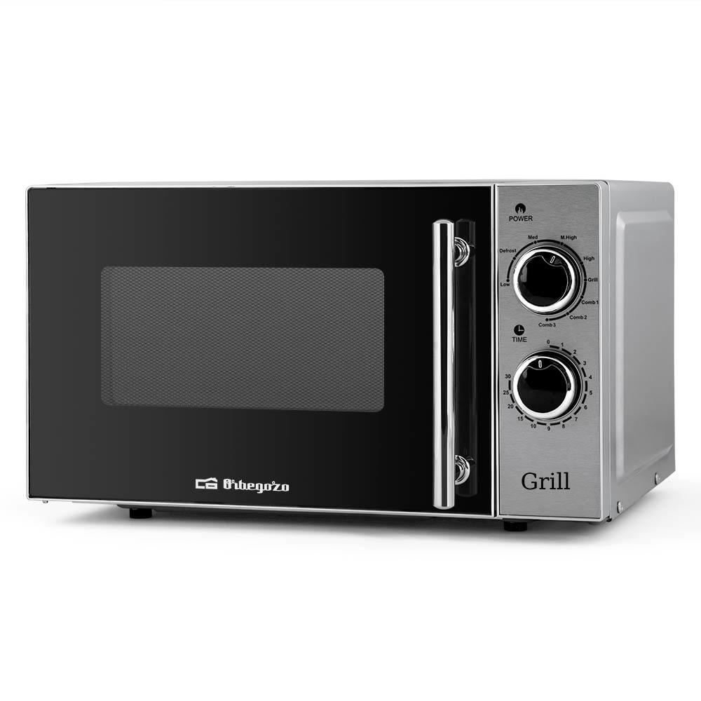 Microondas de Balcão 700W 20 MIG 2550 (Preto/Inox) - ORBEGOZO