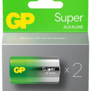 Blister 2 Pilhas Alcalinas LR20 - GP