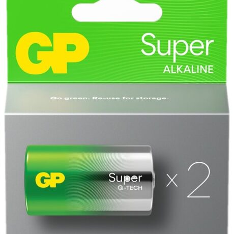 Blister 2 Pilhas Alcalinas LR20 - GP