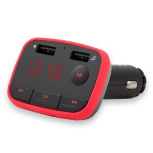 SAVIO TR-10 FM CAR TRANSMITTER WITH 2.4A CHARGER
