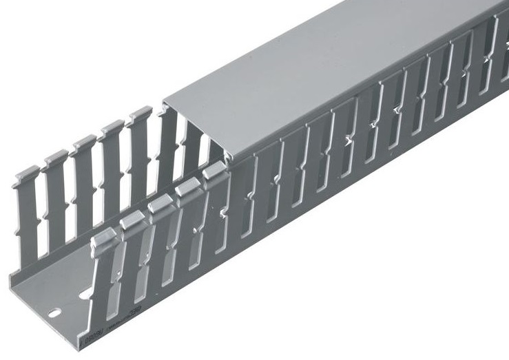 Calha 60x60 Cinza p/ Quadro Elétrico (2 mts) - EFAPEL
