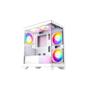 TORRE MATX XYZ TITANIUM VIEW LITE WHITE 5 VENT ARGB /1X USB 3.0/1X USB 2.0 X-CS-TITANIUMVIEWLT-W
