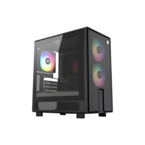TORRE MATX XYZ ATOM BLACK 3 VENT ARGB / 1XUSB 3.0 1XUSB2.0 1 X USB C X-CS-ATOM-B