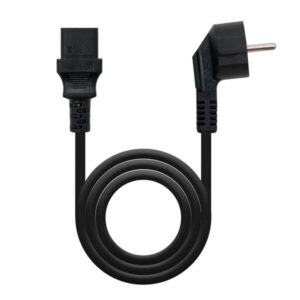 Cabo de Alimentação CPU Nanocable Schuko CEE7 Macho para C13 Fêmea 10 m Preto