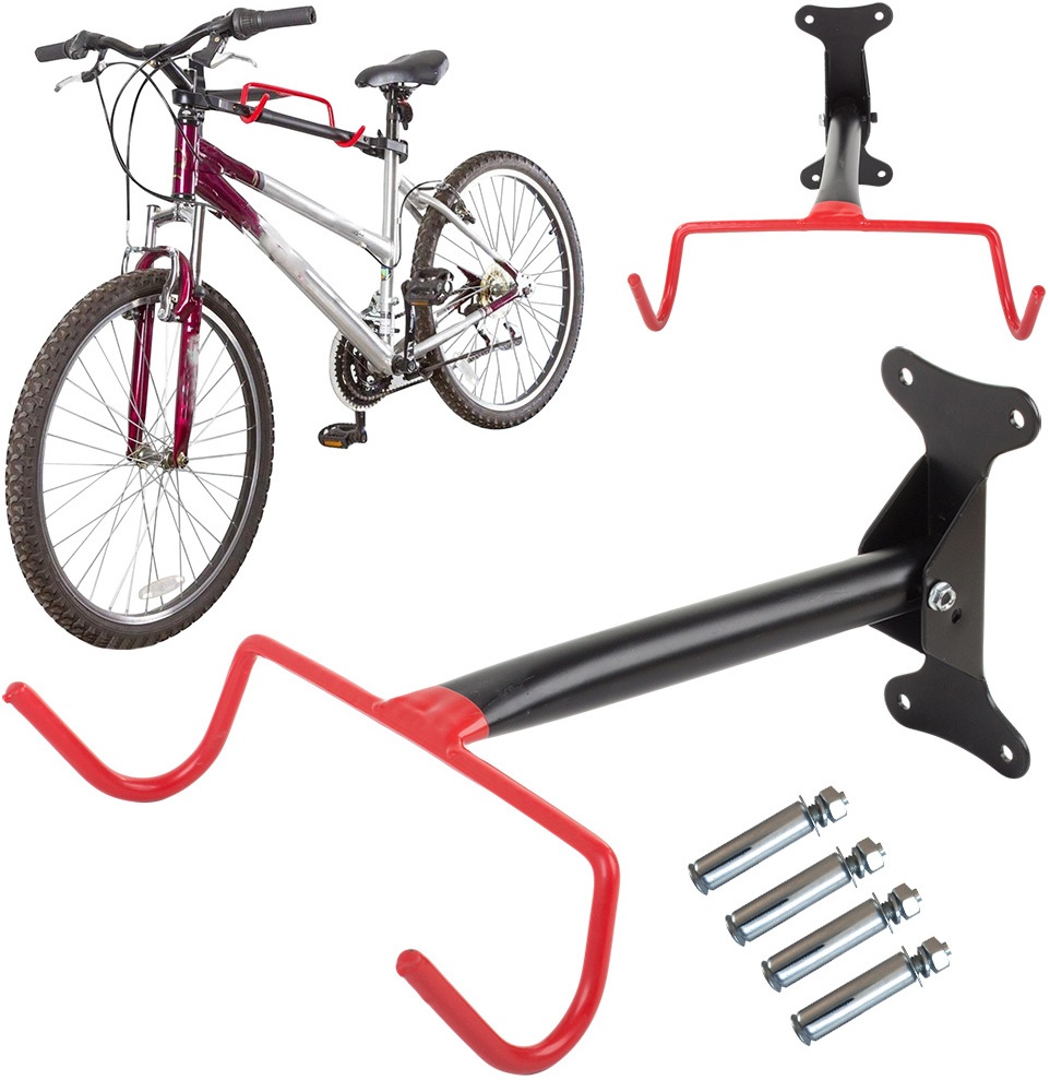 Suporte de Parede 2 Ganchos p/ Bicicletas