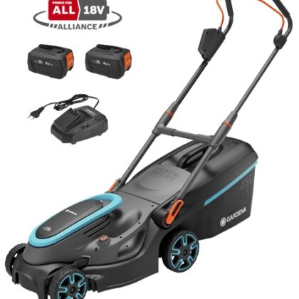 Corta-Relvas Eléctrico 37/36V PowerMax P4a c/ Bateria - GARDENA