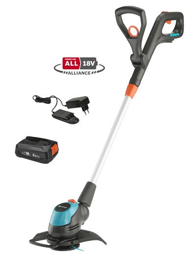 Aparador de Relva Elétrico EasyCut 23/18 V P4A c/ Bateria - GARDENA