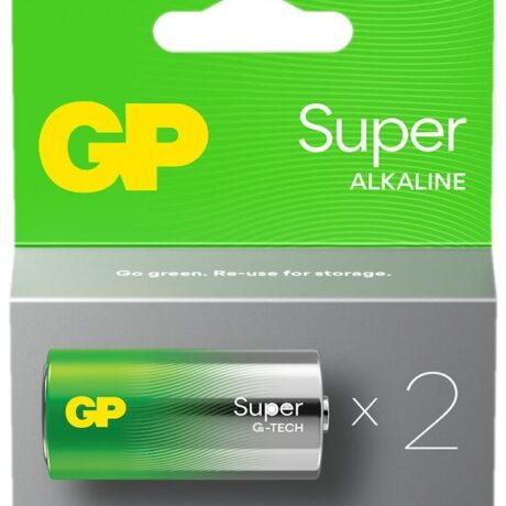 Blister 2 Pilhas Alcalinas LR14 - GP