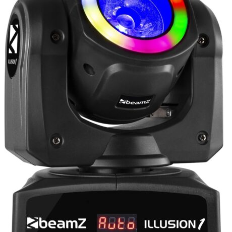 Moving Head com Anel LED + 1 LED Beam 60W RGBW DMX (Illusion I) - beamZ