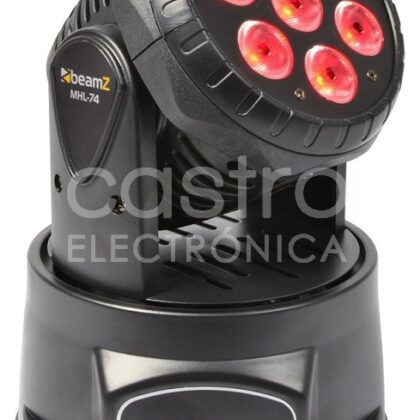 Moving Head LED Wash RGBW 7x 10W DMX (MHL74) - beamZ