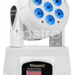 Moving Head LED Wash RGBW 7x 10W DMX Branco (MHL74) - beamZ