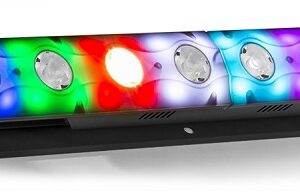 Barra de LEDs Híbrida 14x 3W Branco Q. + RGB DMX (LCB14) - beamZ