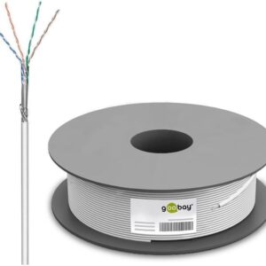 Bobine Cabo SF/UTP Cat 5e CU Cobre LSA (100 mts) - GOOBAY