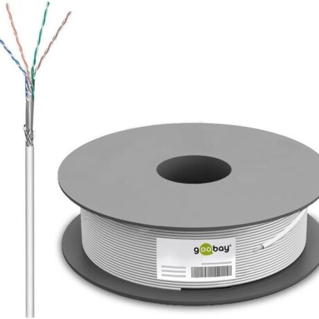 Bobine Cabo SF/UTP Cat 5e CU Cobre LSA (100 mts) - GOOBAY