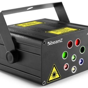 Laser RGBW 2x100/2x50mW Vermelho e Verde c/ Comando (ACRUX QUATRO) - beamZ