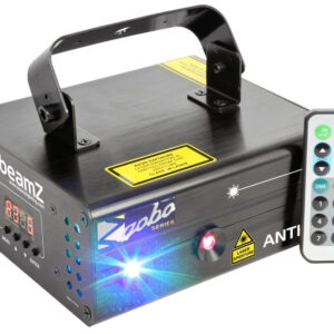 Laser RGB Vermelho/Verde/Azul 250/100/250mW c/ Comando (ANTHE II) - beamZ