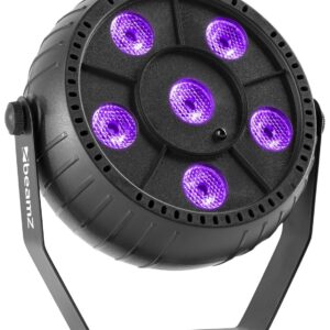 Projector PAR 6x 1W UV a Bateria (Luz Negra) PLP14 - beamZ