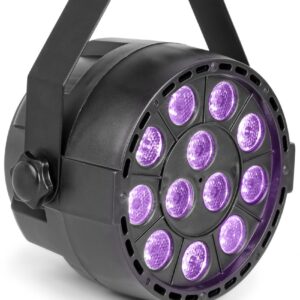 Projector 12 LEDs x 1W Luz Negra UV DMX (12W) - MAX