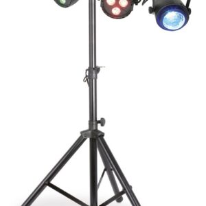Barra Port?til 4 EM 1 c/ 2 Focos PAR 3x LEDs RGBW e 2 Projectores Efeitos Jellymoon - MAX