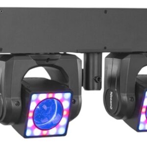 Barra Profissional c/ 4 Moving Head´s 4 LEDs 40W UV (SHOWBAR GO) - beamZ