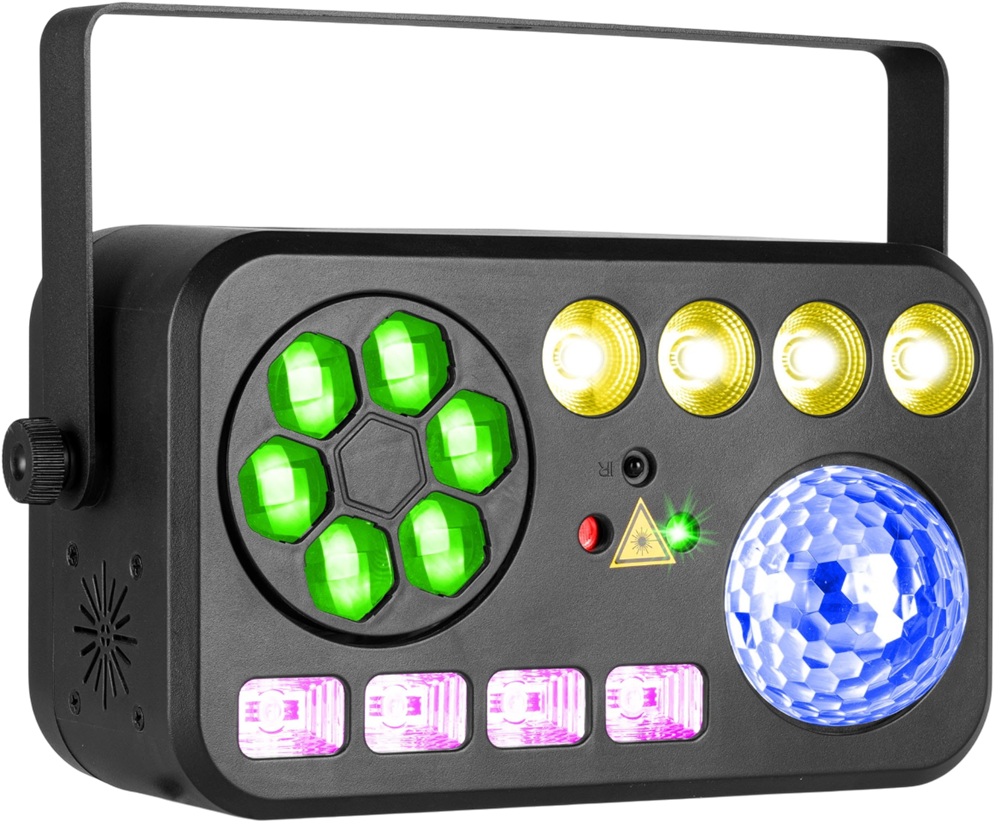 Projetor de Efeitos LED 6-EM-1 Multi DJ (SHIMMER4) - beamZ