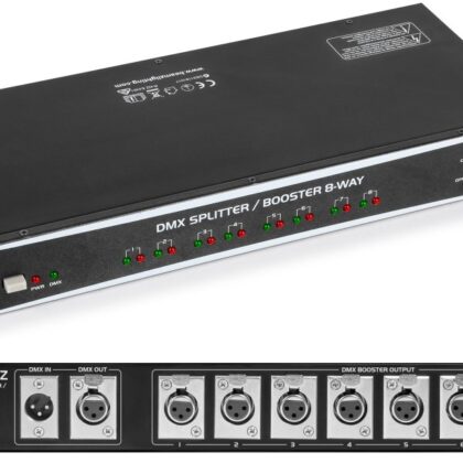 Splitter / Booster Controlador DMX 8 Vias - beamZ