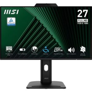 Monitor MSI MP272PMG 27" FullHD IPS 120Hz 4ms 1xVGA 1xDP 1xHDMI HUB Usb Audio Ajuste em Altura e Pivot