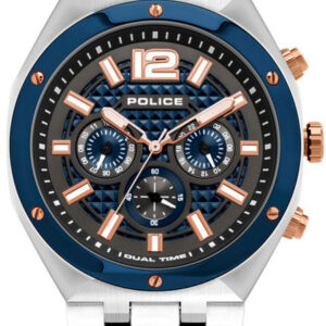 Rel?gio Anal?gico 15995JSTBL61M 46MM (Prateado) - POLICE