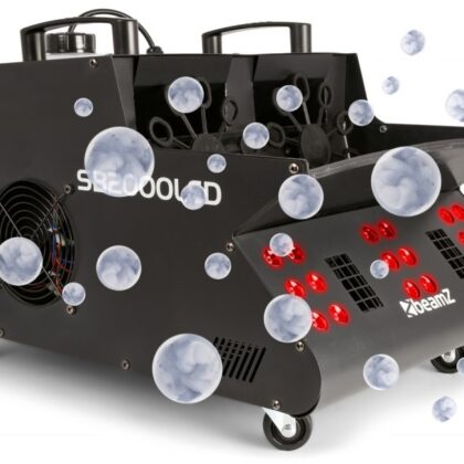 Máquina de Fumos e Bolhas Sabão 2000W DMX c/ Efeito LED RGB (SB2000LED) - beamZ