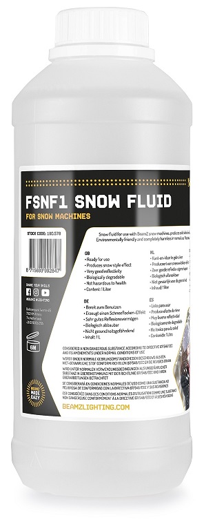 Liquido 1L p/ Máquinas de Neve - beamZ
