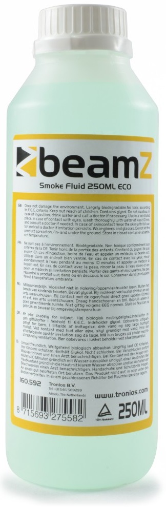 Liquido ECO p/ Máquina de Fumo (250ml) - beamZ