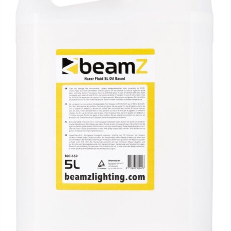 Líquido de Neblina Incolor p/ Máquina de Fumo, Neblina (5 Litros) - beamZ