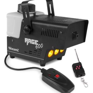 M?quina de Fumos 600W c/ Efeito Fogo em LED + Comando s/ Fios (RAGE 600LED) - beamZ