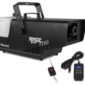 M?quina de Neve DMX c/ Controlador e Temporizador s/ Fios (RAGE 1800 SNOW) - beamZ