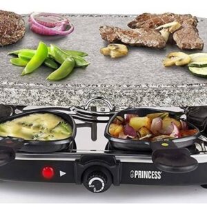 Grelhador Raclette & Pedra Set Gourmet 1200W - PRINCESS