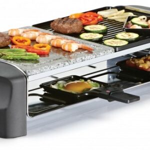 Grelhador Raclette 8 Pedra/Grill Party 1400W - PRINCESS