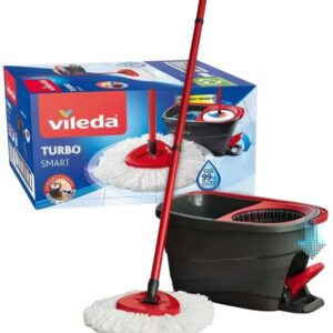 Sistema de Limpeza Turbo Smart Esfregona + Balde c/ Pedal - VILEDA