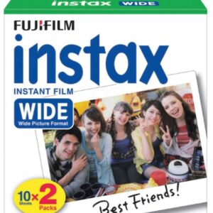 Pack 20x Papel Fotogr?fico p/ Instax Wide Glossy (10,8 x 8,6 cm) - FUJIFILM
