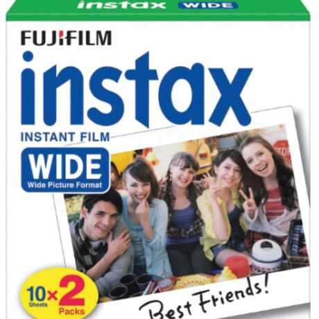 Pack 20x Papel Fotográfico p/ Instax Wide Glossy (10,8 x 8,6 cm) - FUJIFILM