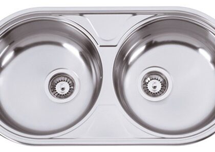 Lava Loiça Dueto 847X444mm (Aço Inoxidável Polido) - RODI