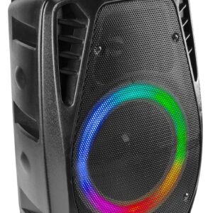 Coluna Amplificada Port?til LED 8 300W BLUETOOTH/USB/SD/AUX c/ Microfone (FT8LED-MK2) - FENTON