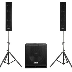 Sistema Som Bi-Amplificado BLUETOOTH/USB/SD/MP3 1000W (VX880BT 2.1) - VONYX