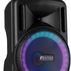 Coluna Port?til LED MK2 10 450W BLUETOOTH/USB/SD c/ Microfone + Comando (FT10LED) - FENTON