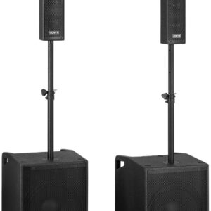 Sistema Som Amplificado BLUETOOTH/USB/SD 1250W (VX1080BT 2.2) - VONYX