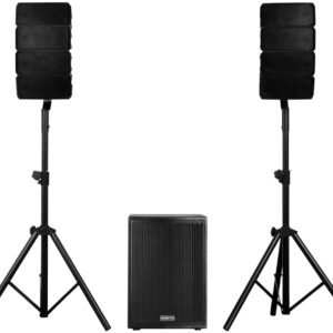 Sistema Som Amplificado BLUETOOTH/USB/SD 1400W (VX915 Compact 2.1) - VONYX