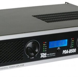 Amplificador PA Profissional 2x 250W RMS (PDA-B500) - Power Dynamics