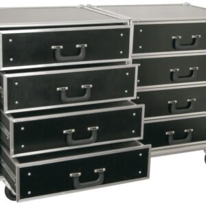 Rack Metálica / Mala Transporte com 8 Gavetas (PD-F4A) - Power Dynamics